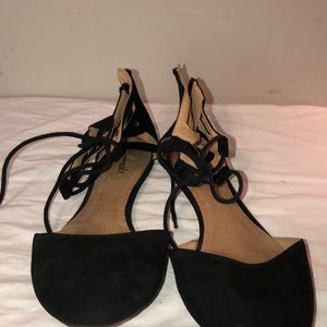 suede flats